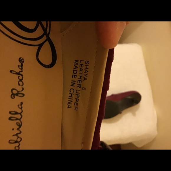 Gabriella Rocha Red Leather Mary Janes - Picture 7 of 7